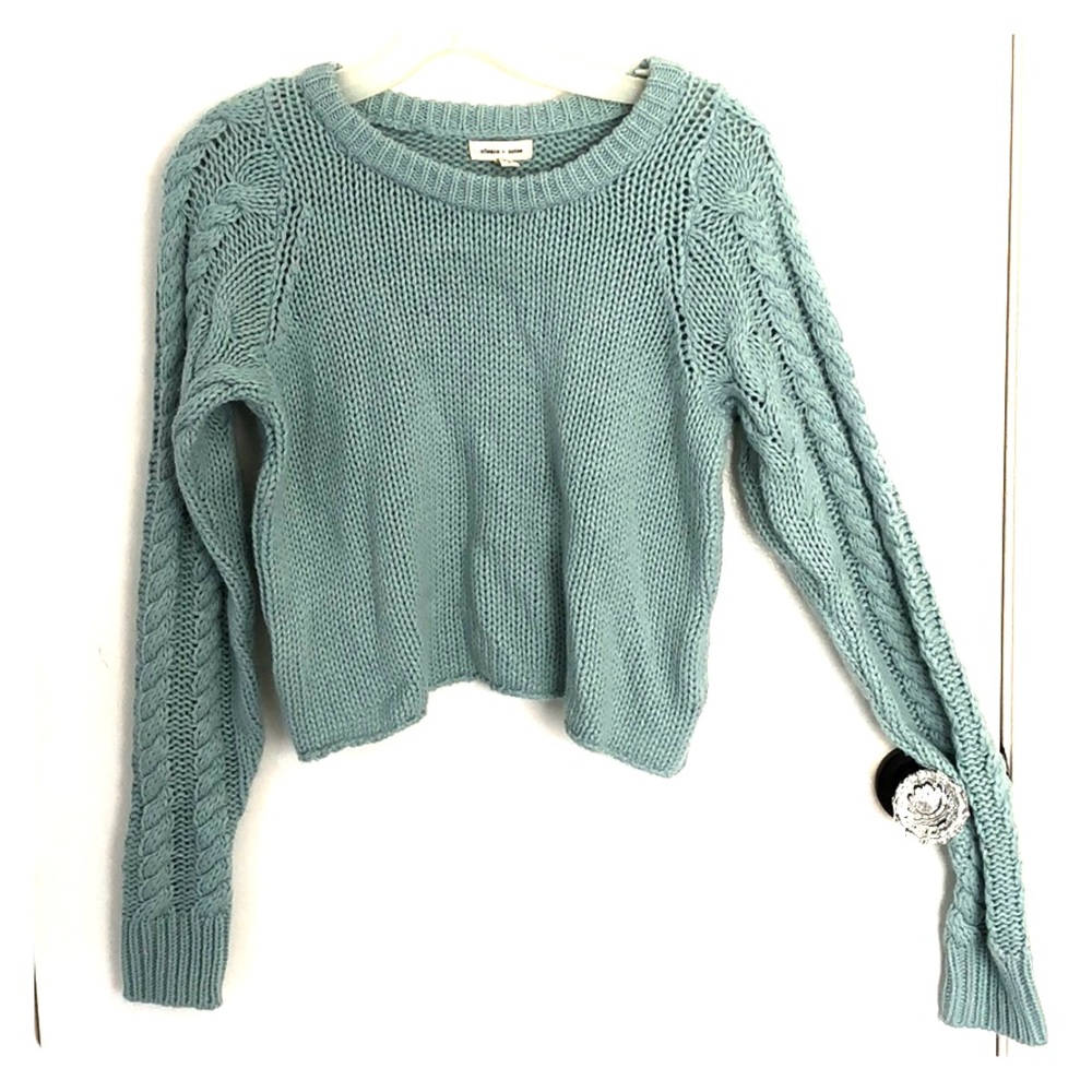 Never worn turquoise sweater